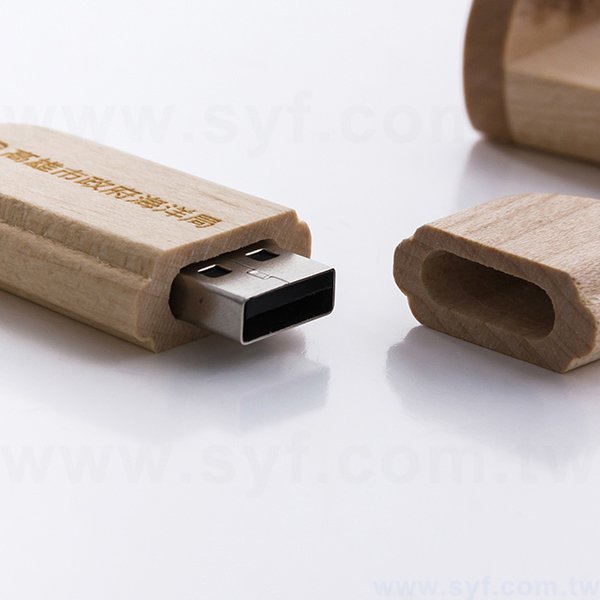 環保隨身碟-原木禮贈品USB可加購掀蓋式木盒-帽蓋木質隨身碟-客製隨身碟容量-工廠客製化印刷推薦禮品-4